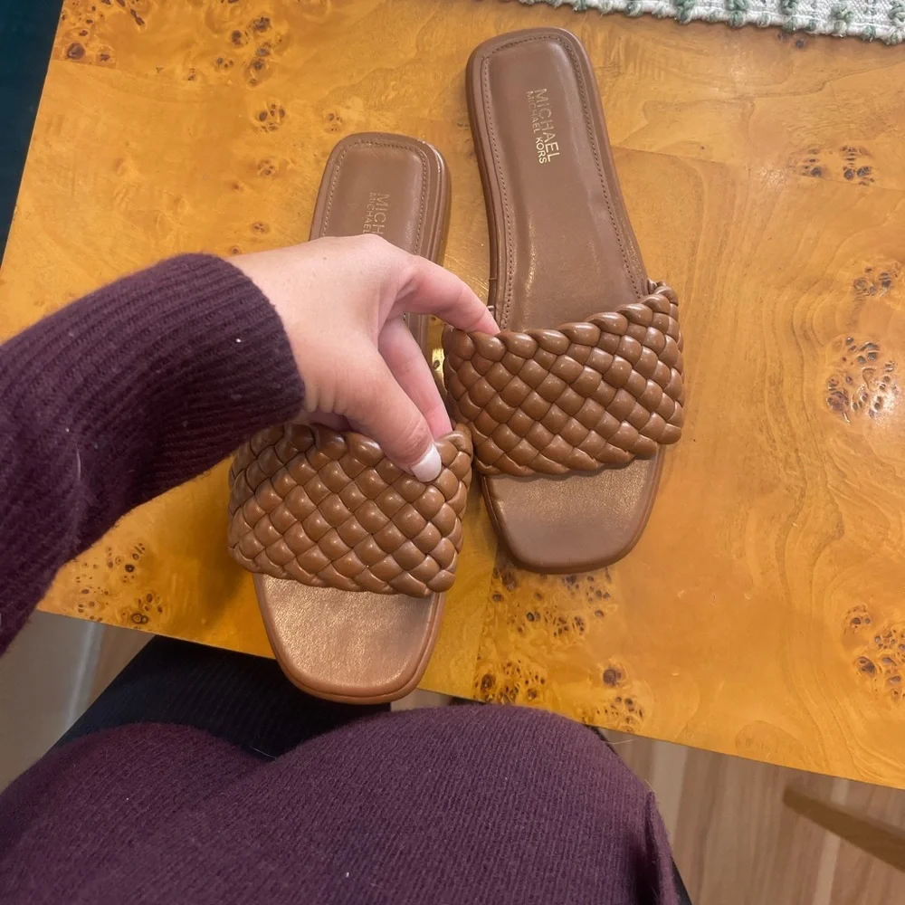 Michael Kors Slide Sandals Nordstrom - Picture 6 of 7